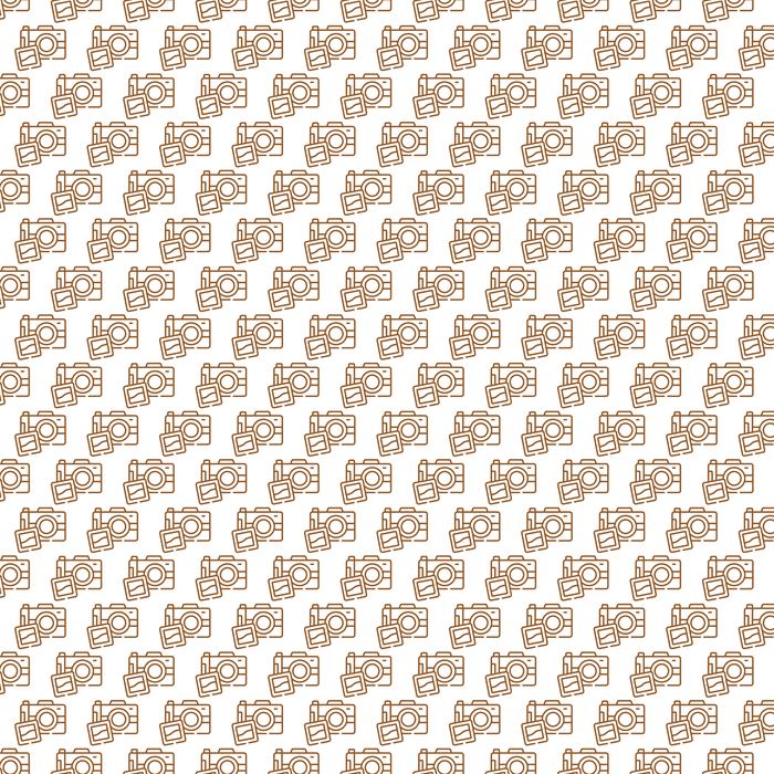 Repeating camera icon brand pattern