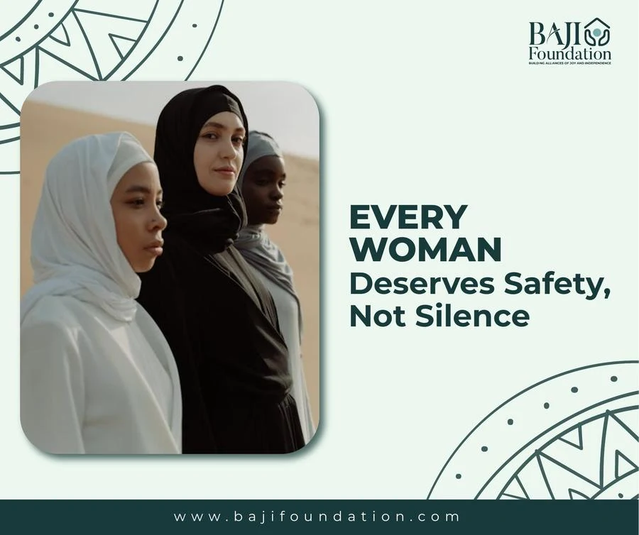 Instagram post — Every woman deserves safety, not silence