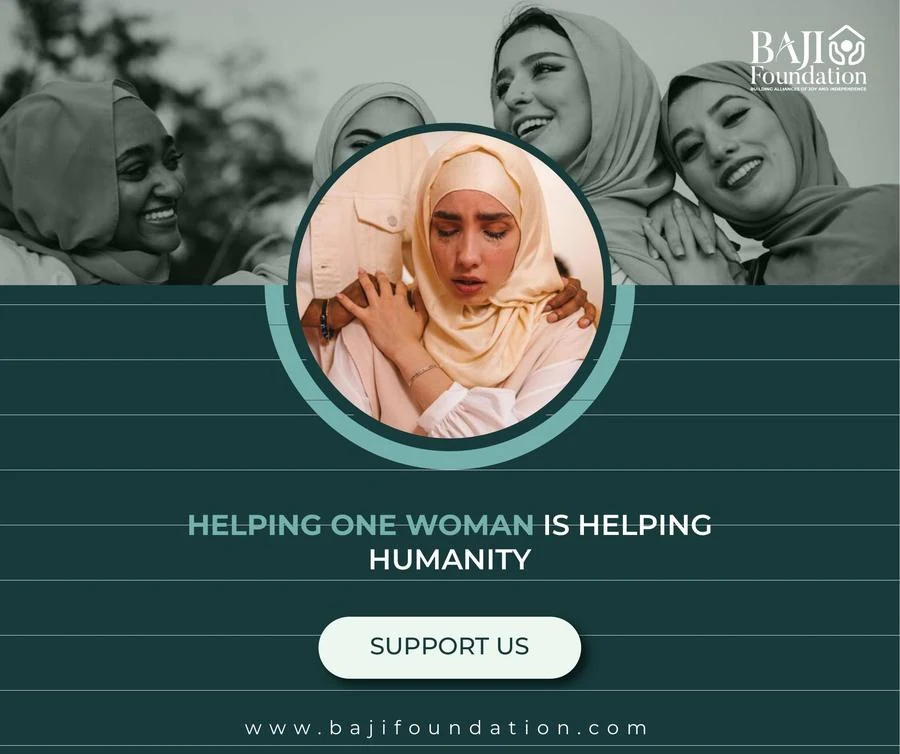 Instagram post — Helping one woman is helping humanity