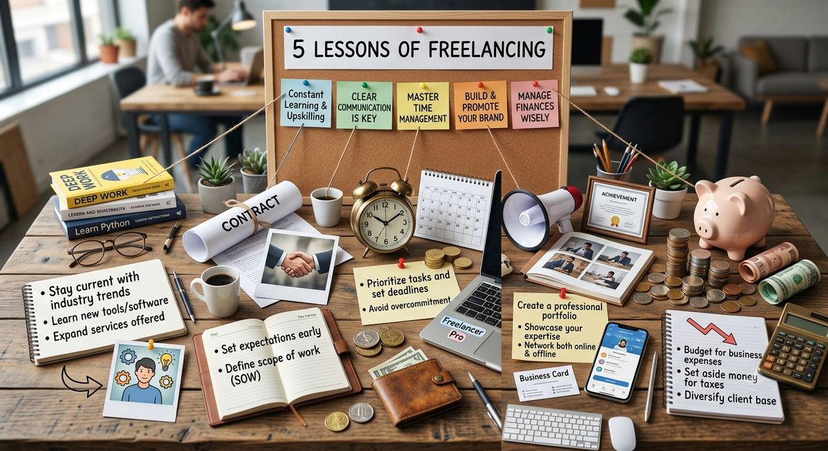 5 lessons from running a freelance design business since 2017