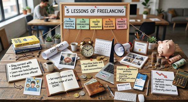 5 lessons from freelancing since 2017