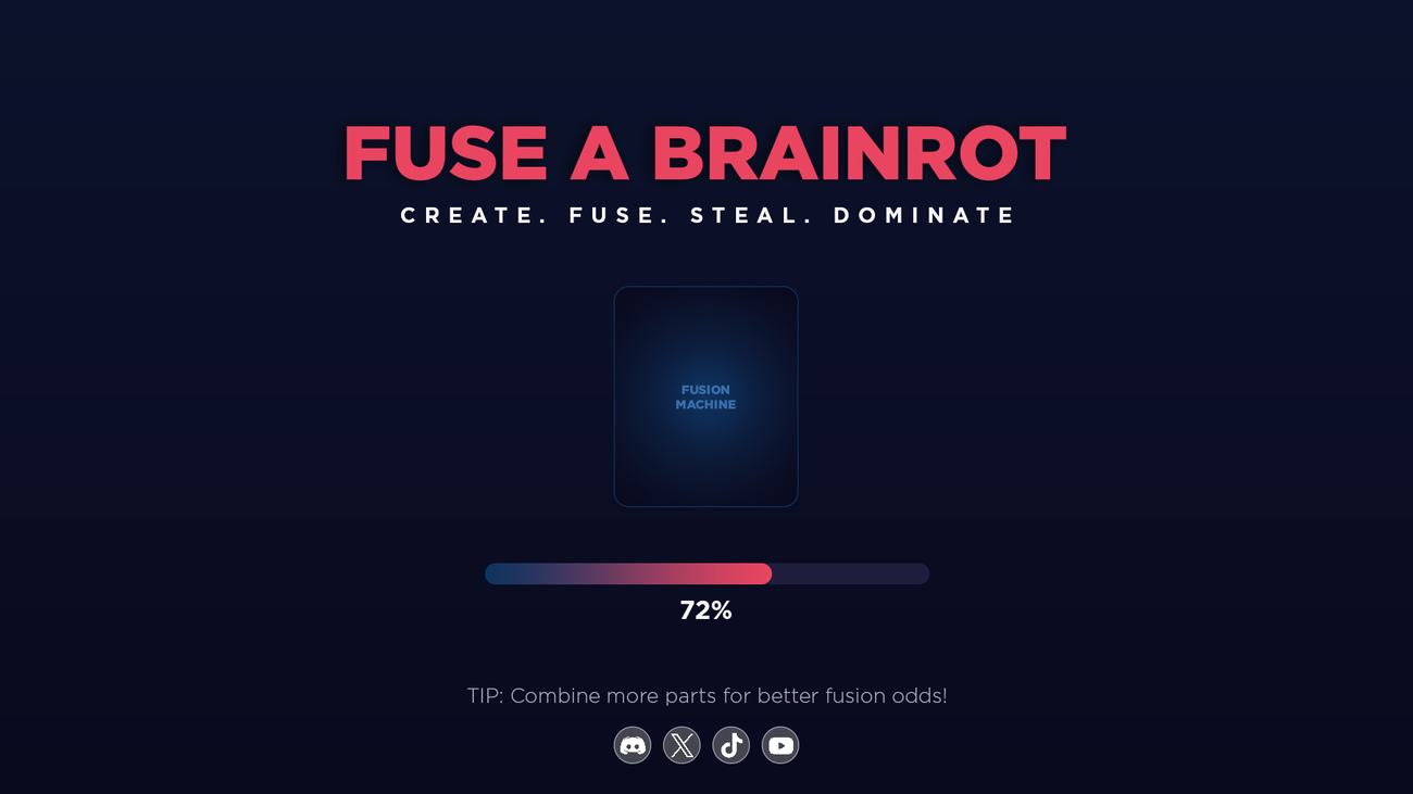 Fuse a Brainrot game UI