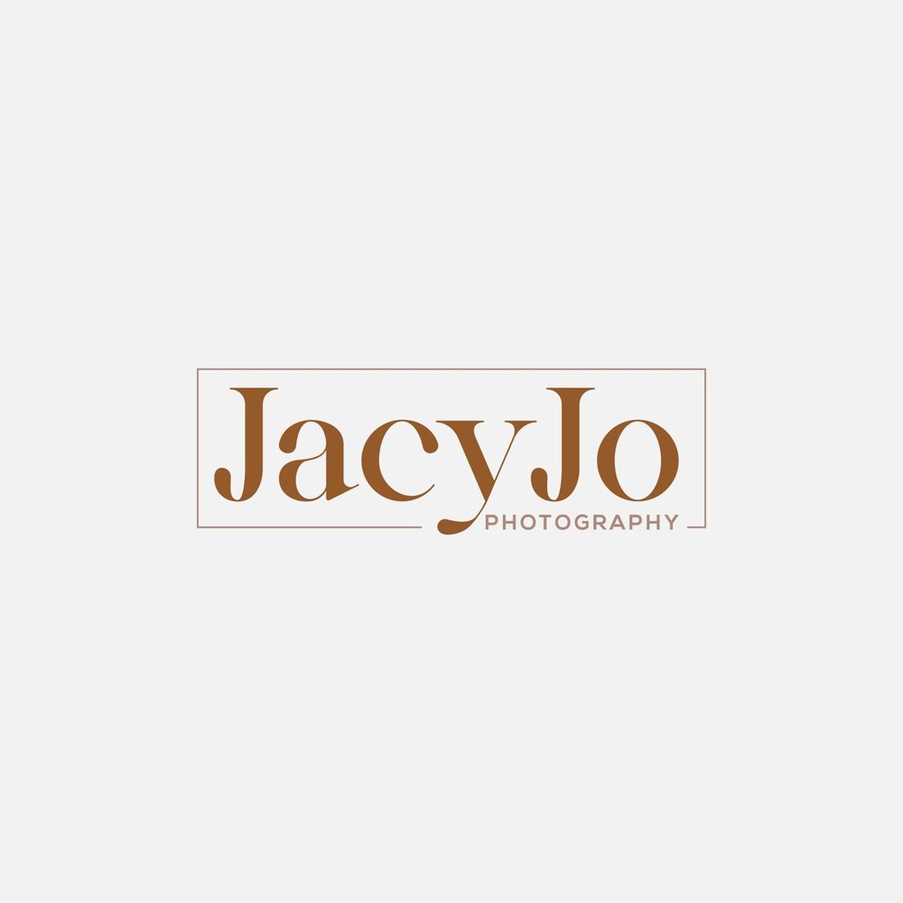 JacyJo Photography primary wordmark designed by Evoke Creative Creations